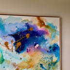 Stardust - 100x150 cm - i ramme