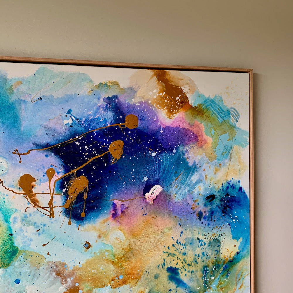 Stardust - 100x150 cm - i ramme