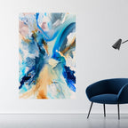 To the moon - 100x150 cm