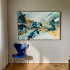 Soft #8 - 100x150 cm - i ramme