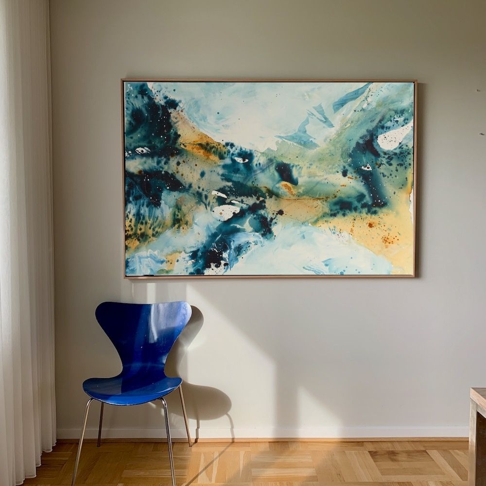 Soft #8 - 100x150 cm - i ramme