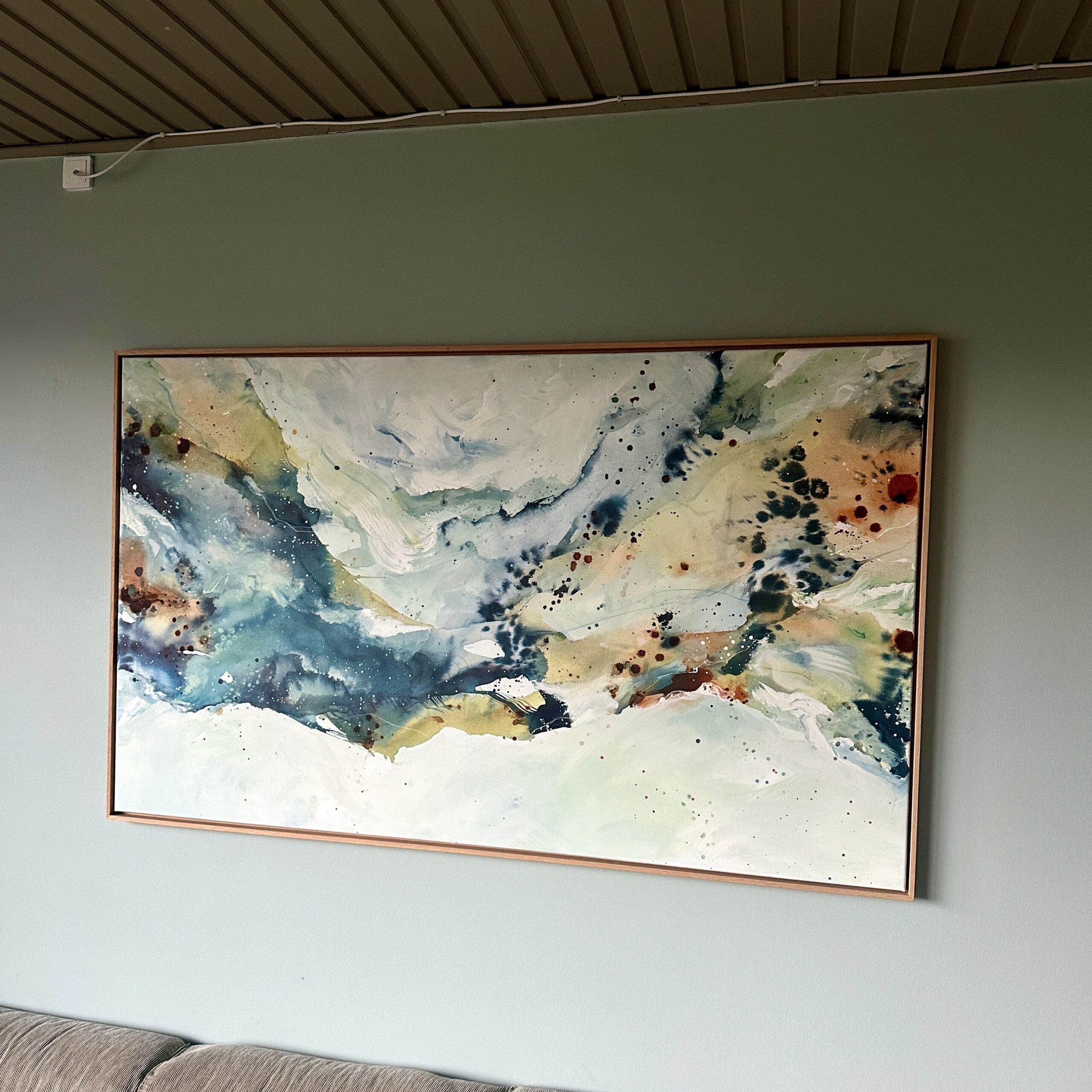 Soft #2 - 90x150 cm - i egetræsramme
