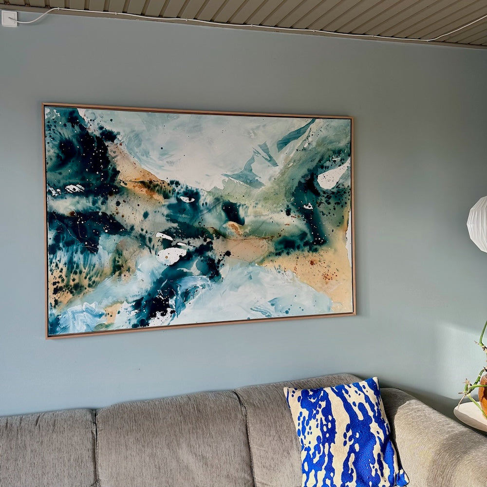 Soft #8 - 100x150 cm - i ramme