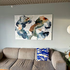 Soft #6 - 100x150 cm - i egetræsramme