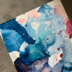 Give - Maleri på papir - A1 størrelse (59,4x84,1 cm)