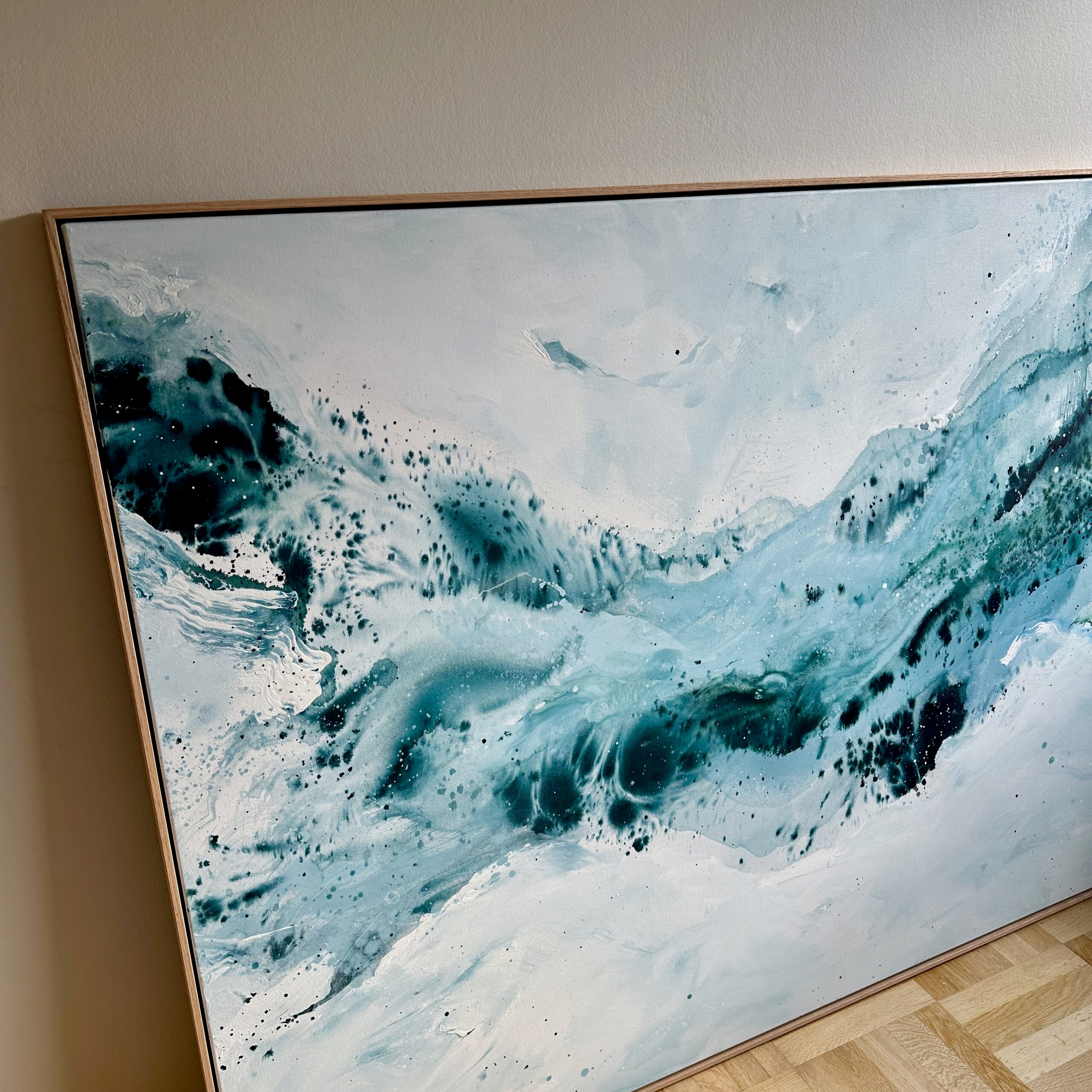 Soft #4 - 130x180 cm - i egetræsramme