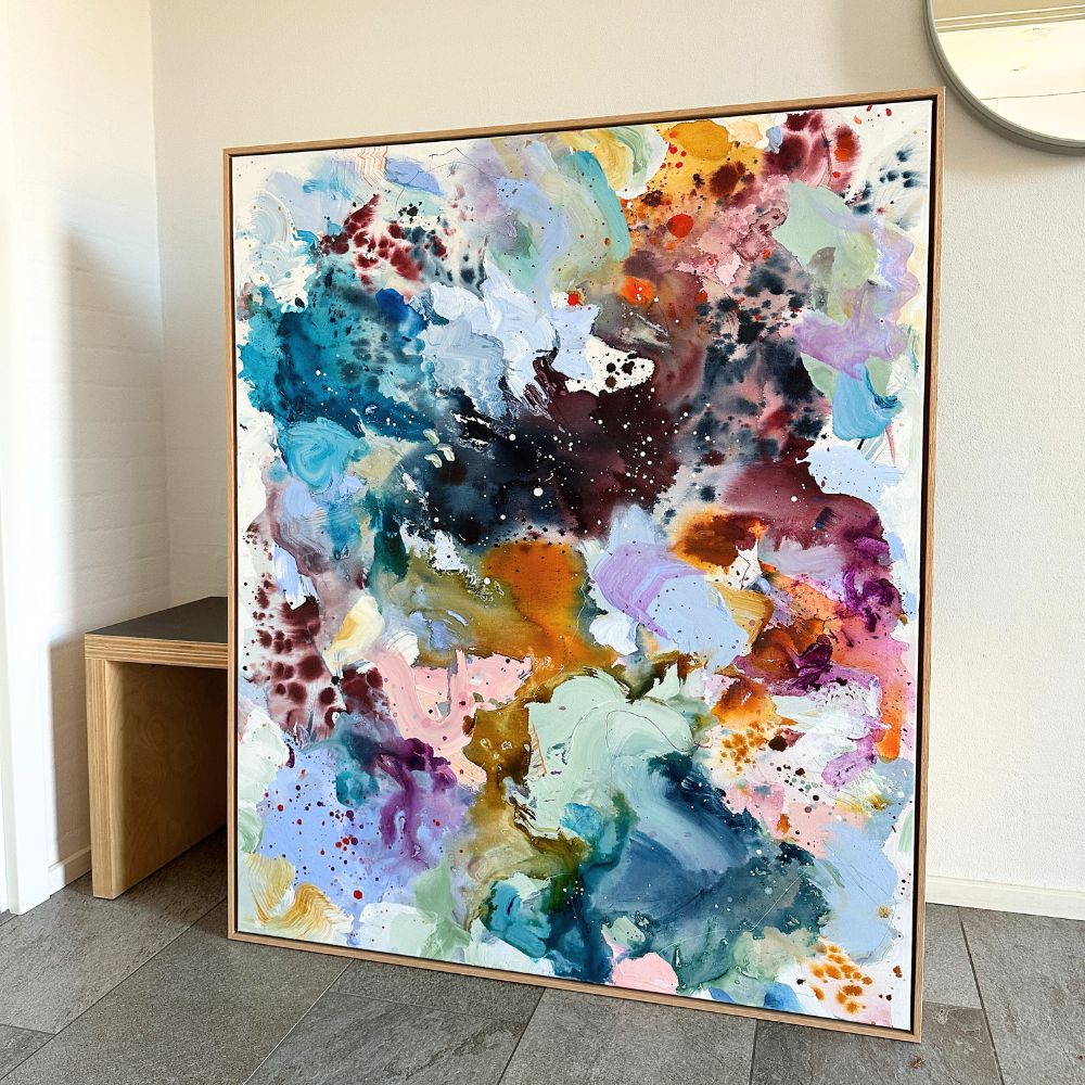 Panorama #2, i egetræs-ramme (100x120 cm)