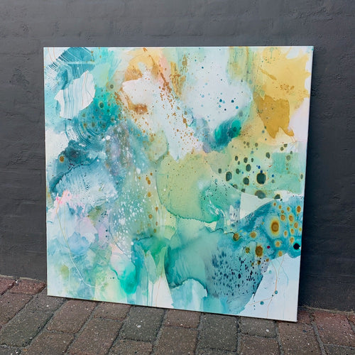 "Be gentle" - 100x100 cm