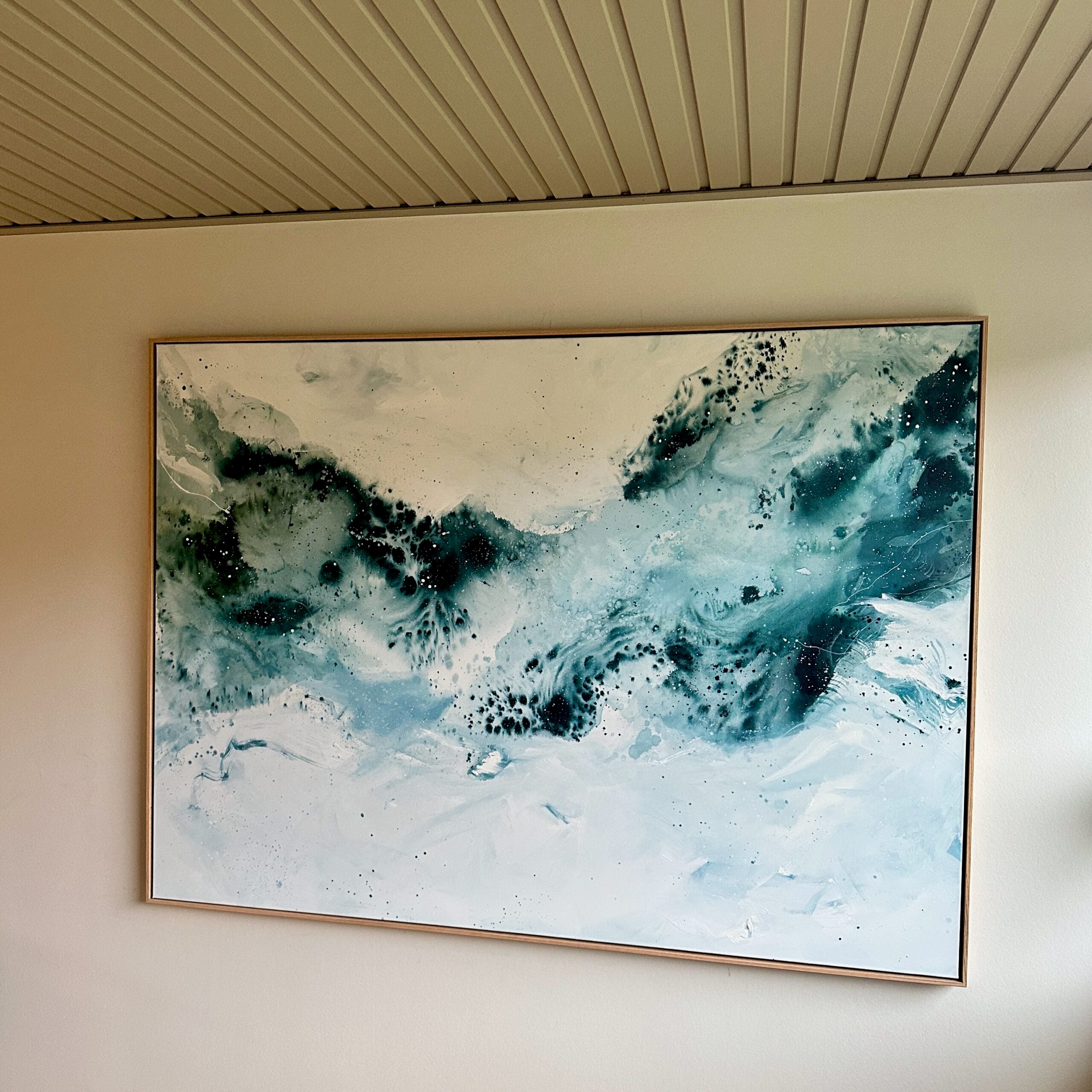 Soft #5 - 130x180 cm - i egetræsramme