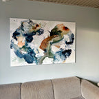 Soft #6 - 100x150 cm - i egetræsramme