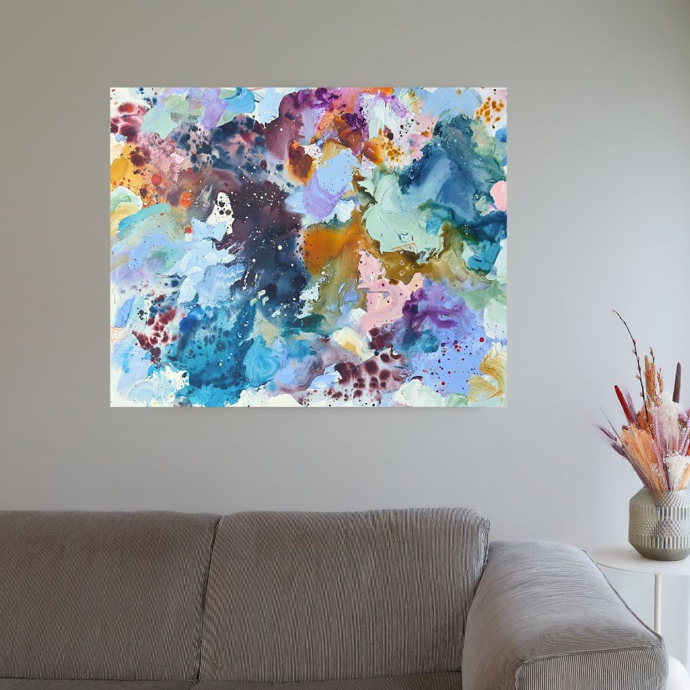 Panorama #2, i egetræs-ramme (100x120 cm)