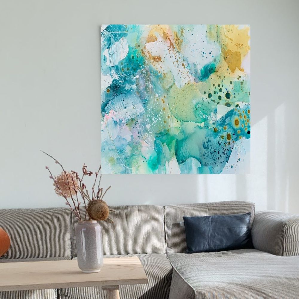 "Be gentle" - 100x100 cm
