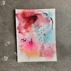 One for the team - papirmaleri - 32x24 cm