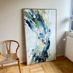 Soft #3 - 90x150 cm - i egetræsramme