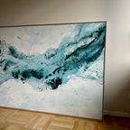 Soft #4 - 130x180 cm - i egetræsramme