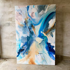 To the moon - 100x150 cm