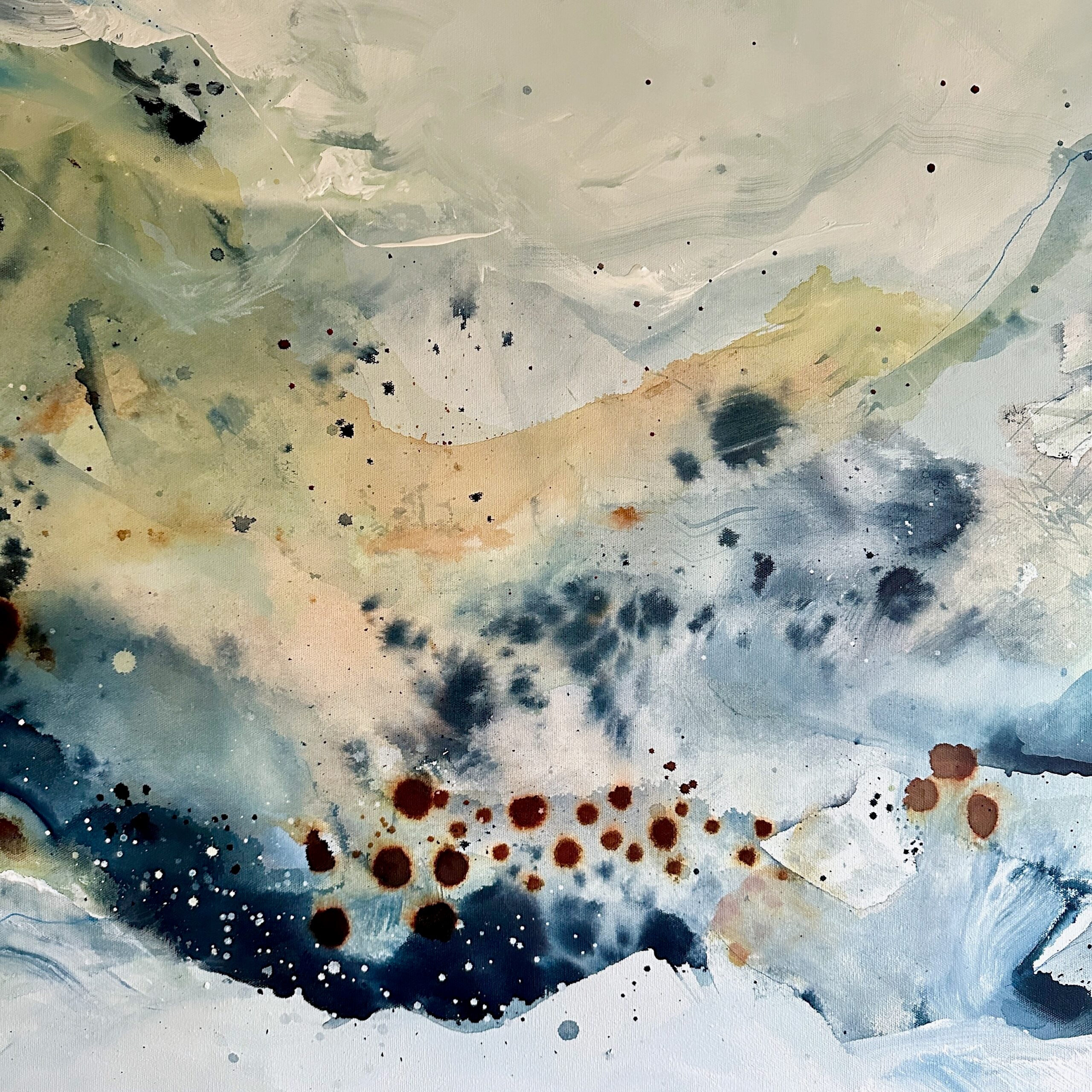 Soft #3 - 90x150 cm - i egetræsramme