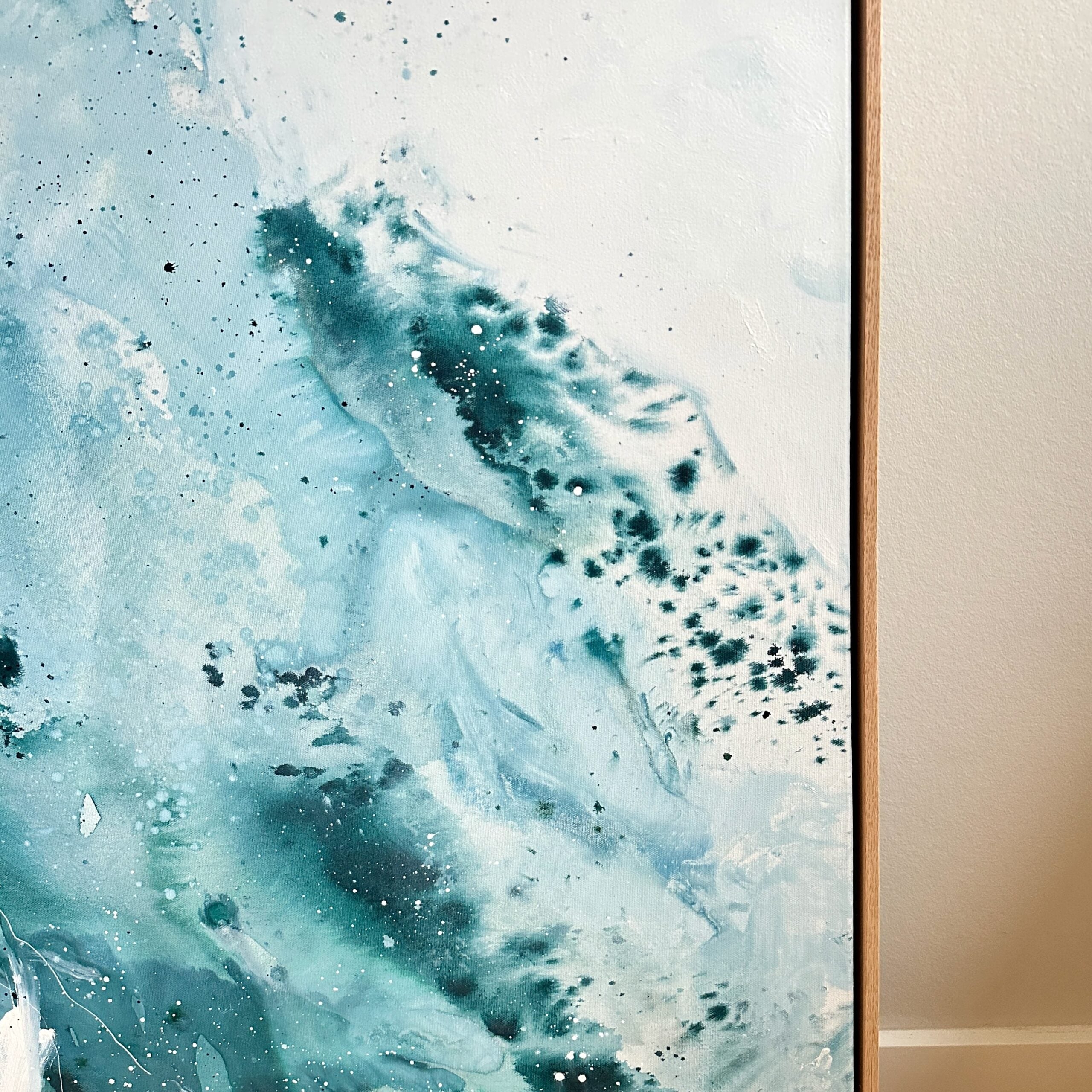 Soft #5 - 130x180 cm - i egetræsramme