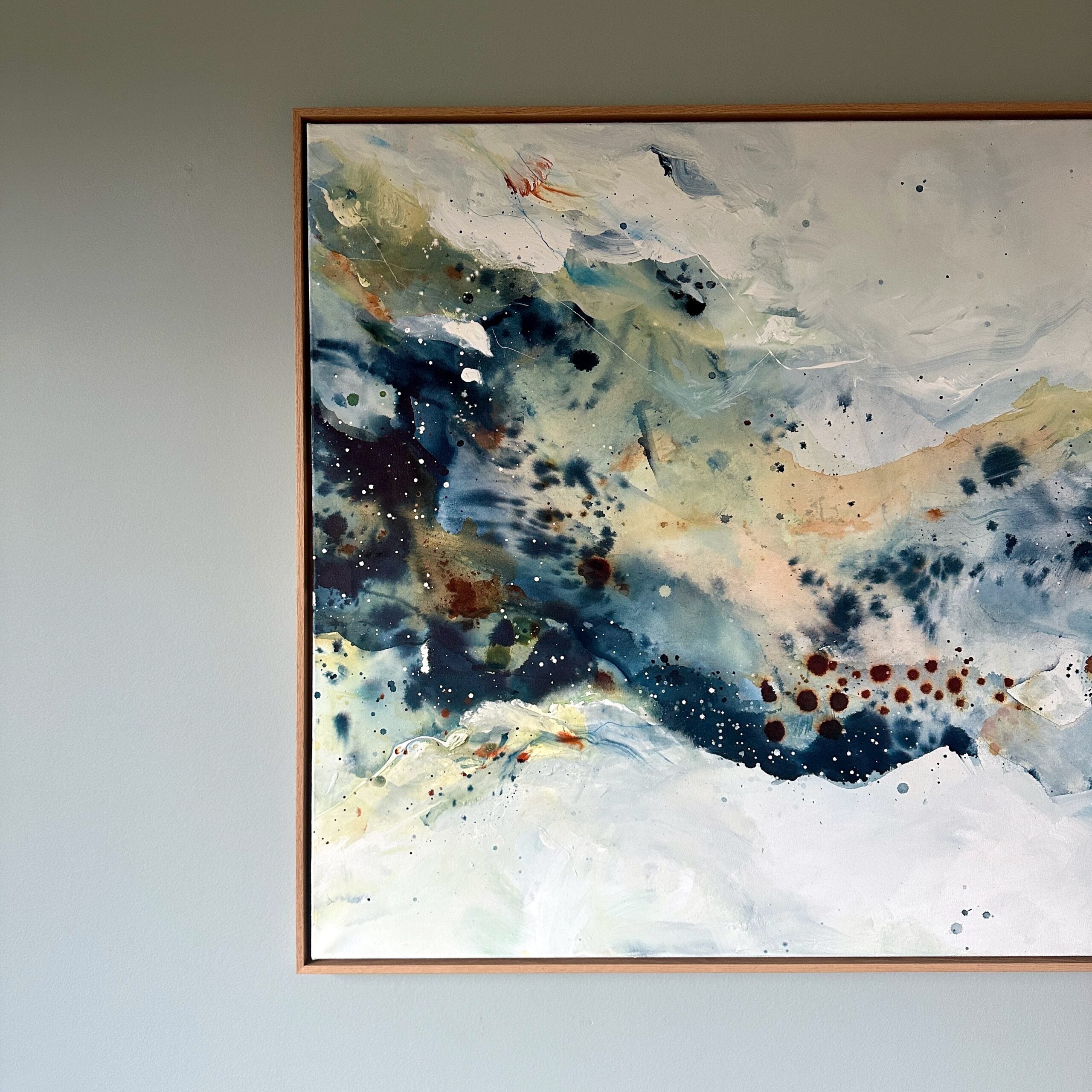 Soft #3 - 90x150 cm - i egetræsramme