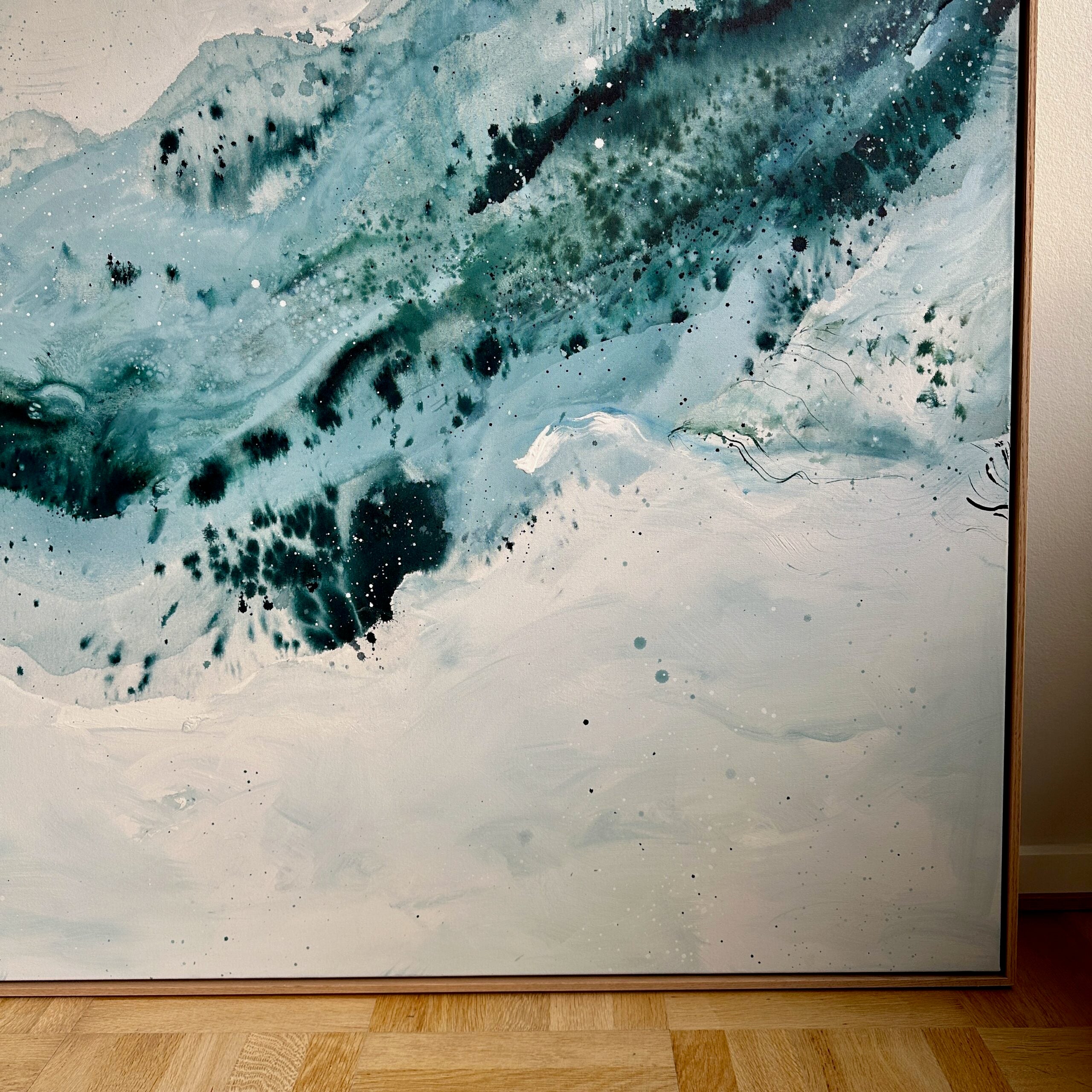 Soft #4 - 130x180 cm - i egetræsramme
