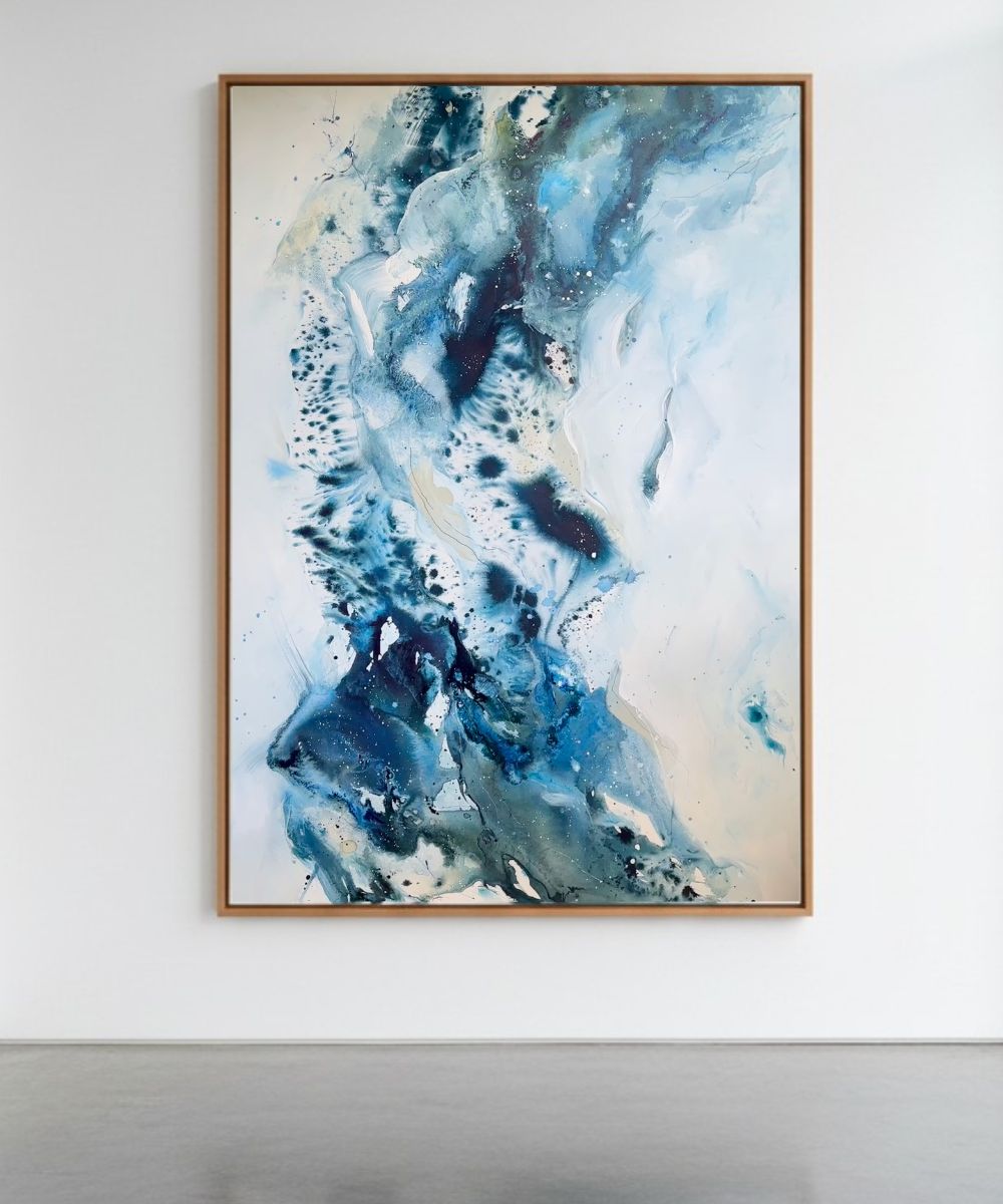 Soft #15 - 130x180 cm - i egetræsramme