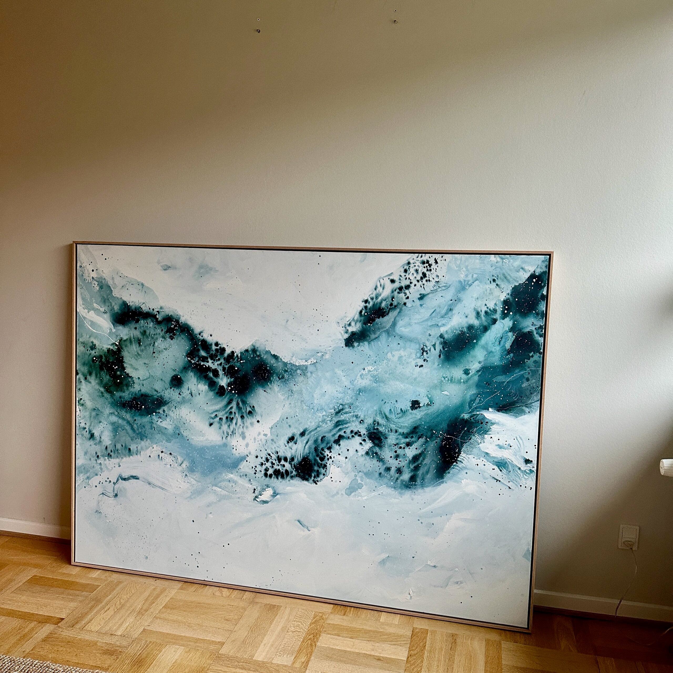 Soft #5 - 130x180 cm - i egetræsramme