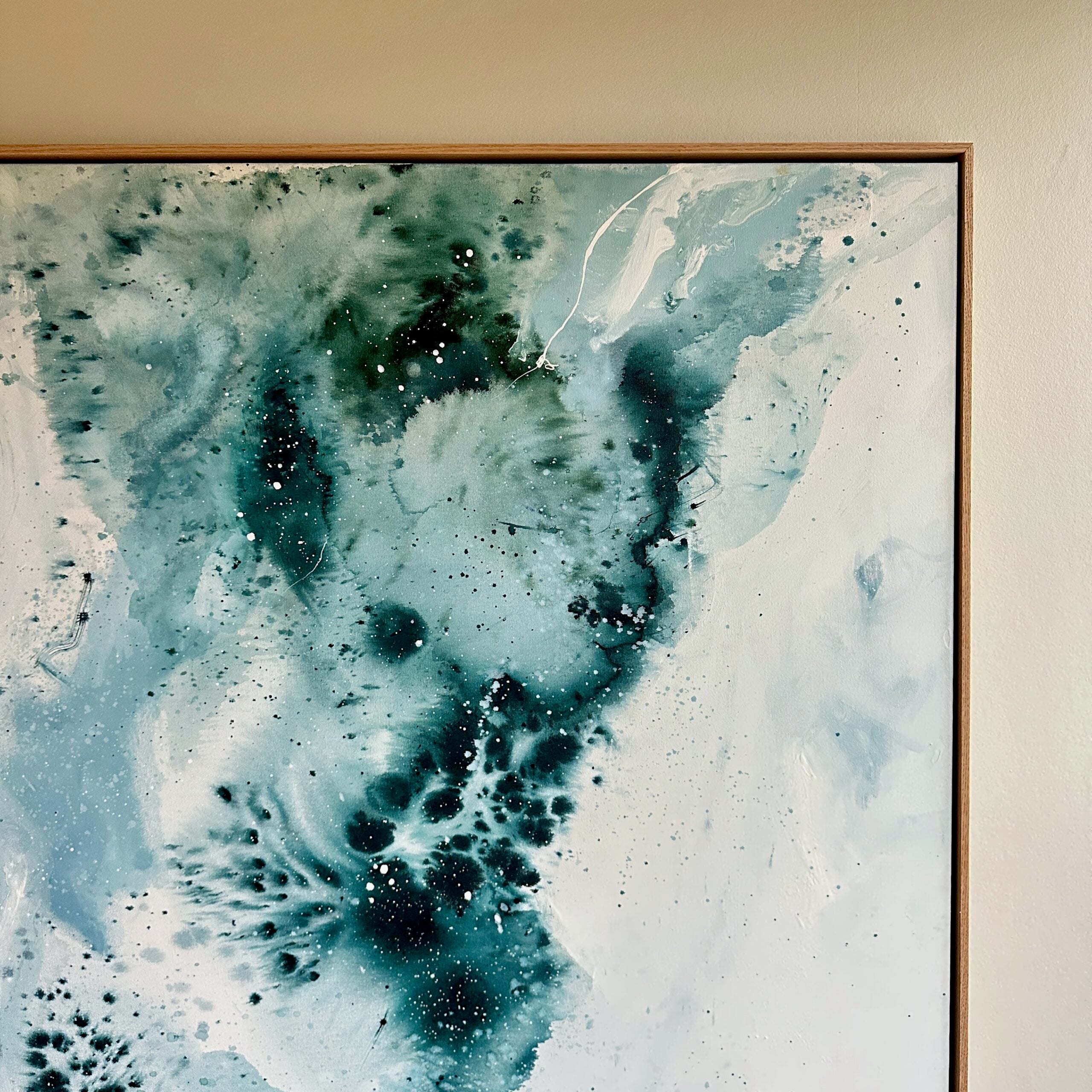 Soft #5 - 130x180 cm - i egetræsramme