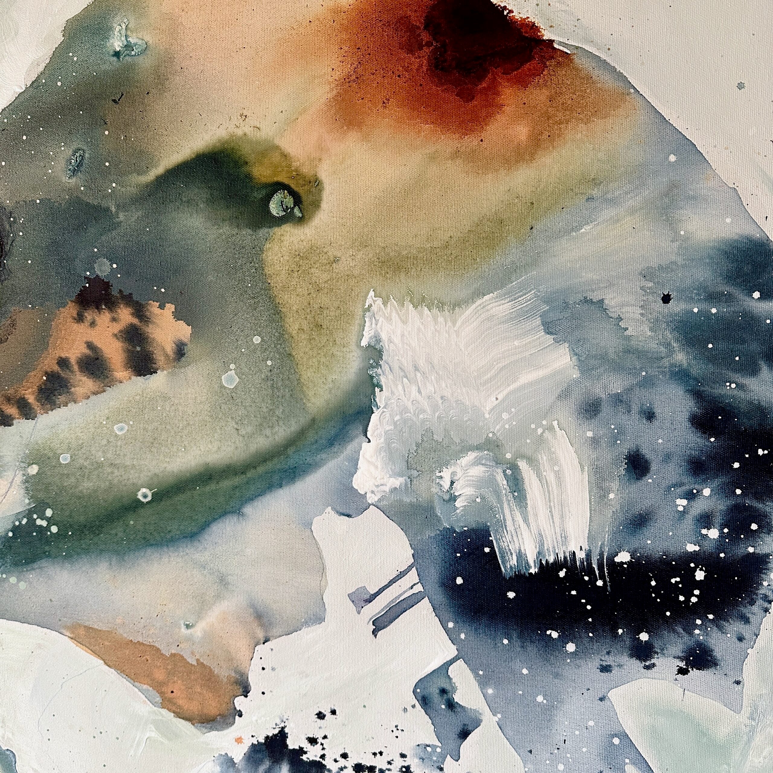 Soft #6 - 100x150 cm - i egetræsramme