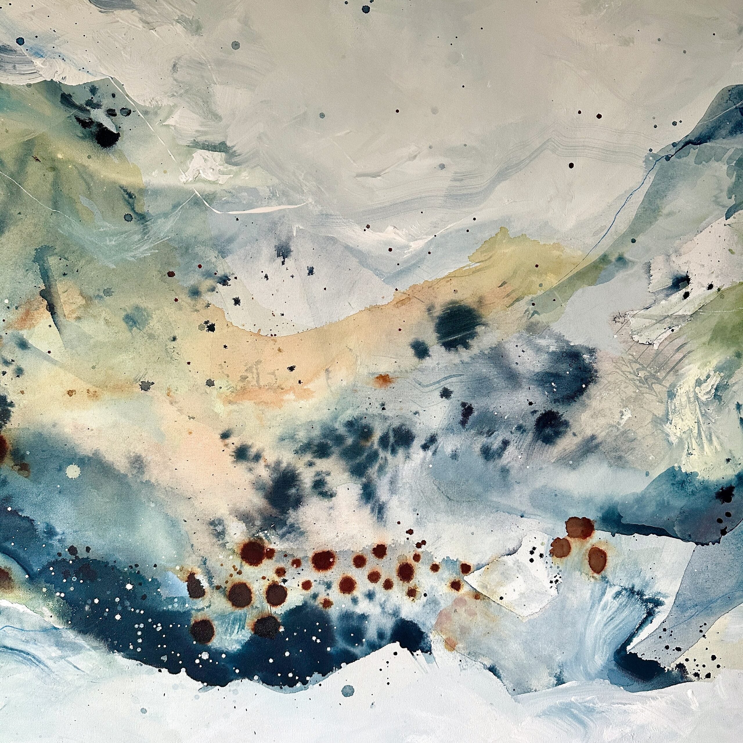 Soft #3 - 90x150 cm - i egetræsramme