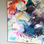 Panorama #3, i egetræs-ramme (90x120 cm)