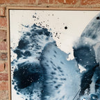 Monochrome #2 - 120x160 cm - med egetræsramme