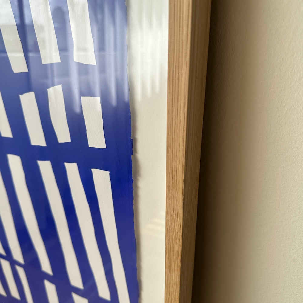 Ultramarine #2 - 111x83 cm - i egetræsramme