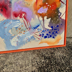 Colour scape #5 - 50x50 cm - orange ramme