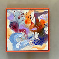 Colour scape #5 - 50x50 cm - orange ramme
