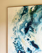 Soft #15 - 130x180 cm - i egetræsramme