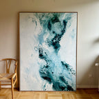 Soft #5 - 130x180 cm - i egetræsramme