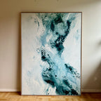 Soft #5 - 130x180 cm - i egetræsramme
