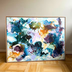 Panorama #4, i egetræs-ramme (90x120 cm)