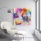"Let them play" - 100x100 cm