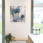 A little bit of snow - 75 x 75 cm