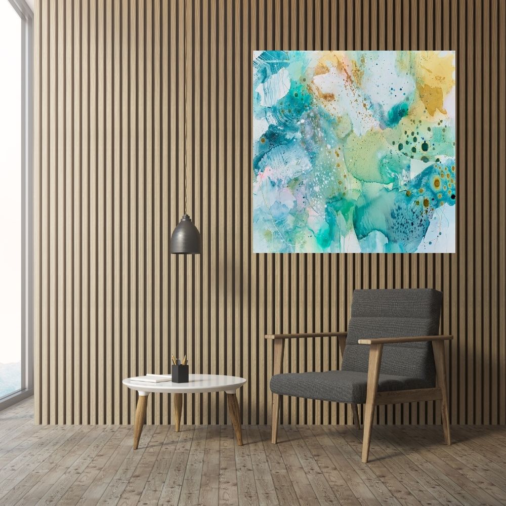 "Be gentle" - 100x100 cm