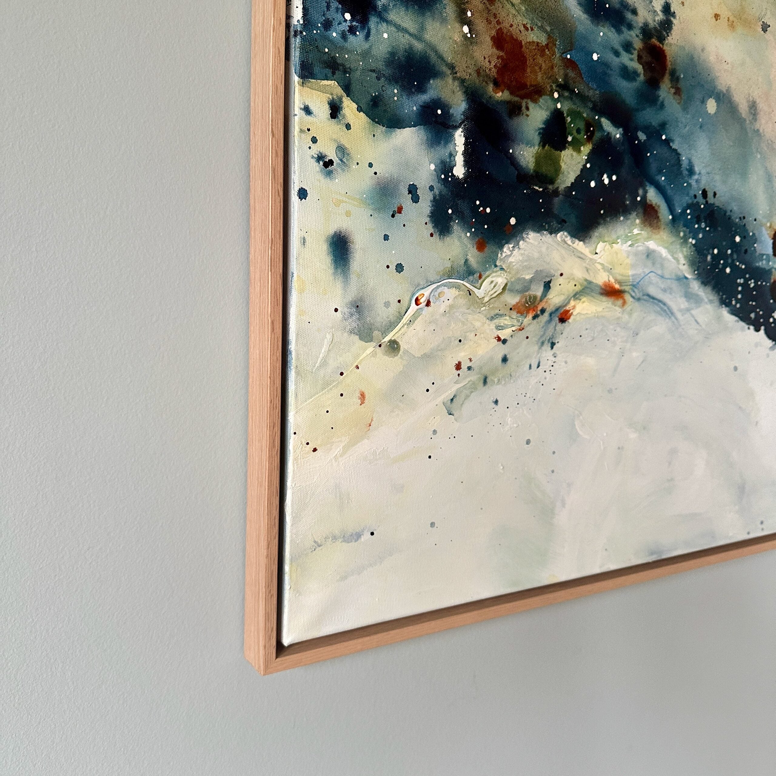 Soft #3 - 90x150 cm - i egetræsramme