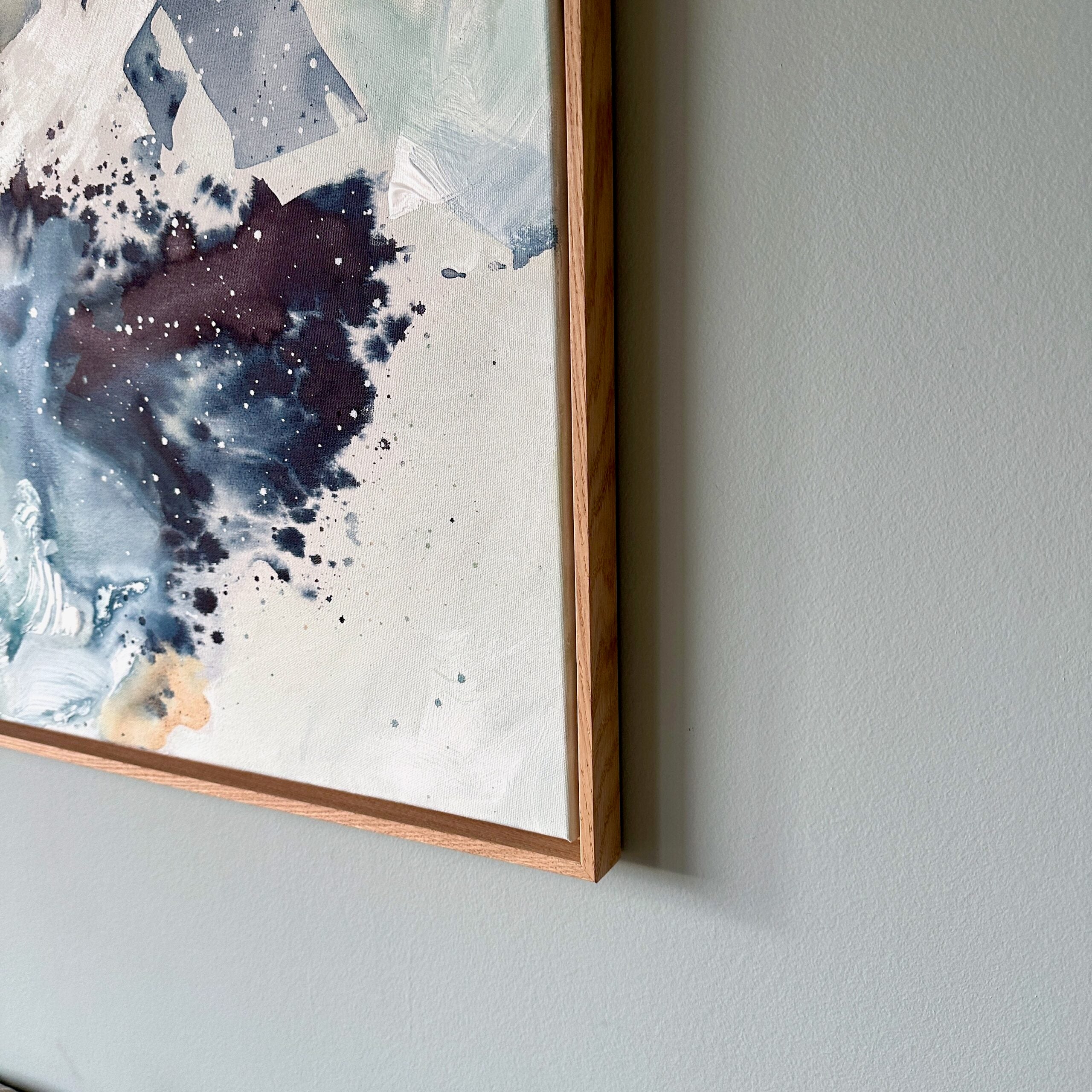 Soft #6 - 100x150 cm - i egetræsramme