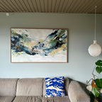 Soft #3 - 90x150 cm - i egetræsramme
