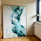 Soft #5 - 130x180 cm - i egetræsramme