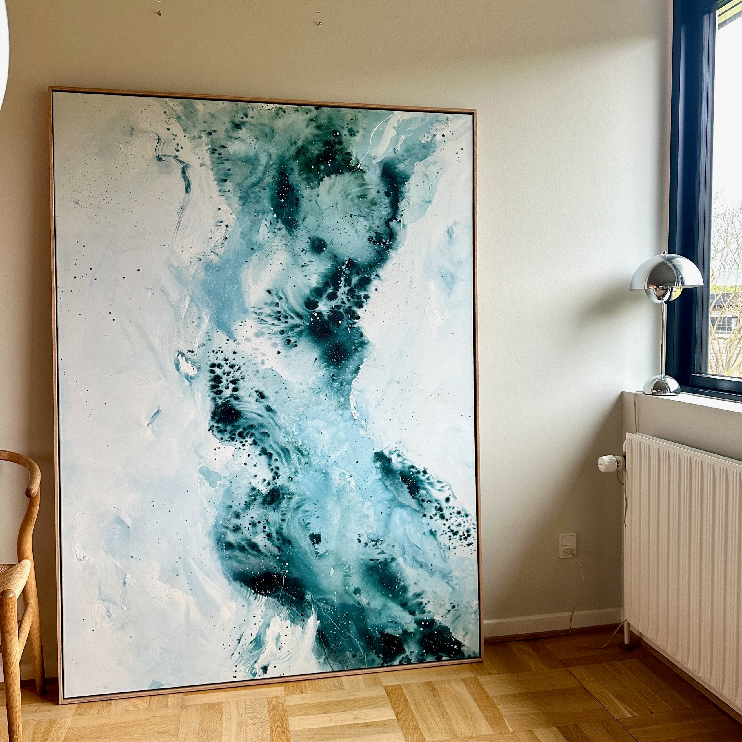 Soft #5 - 130x180 cm - i egetræsramme