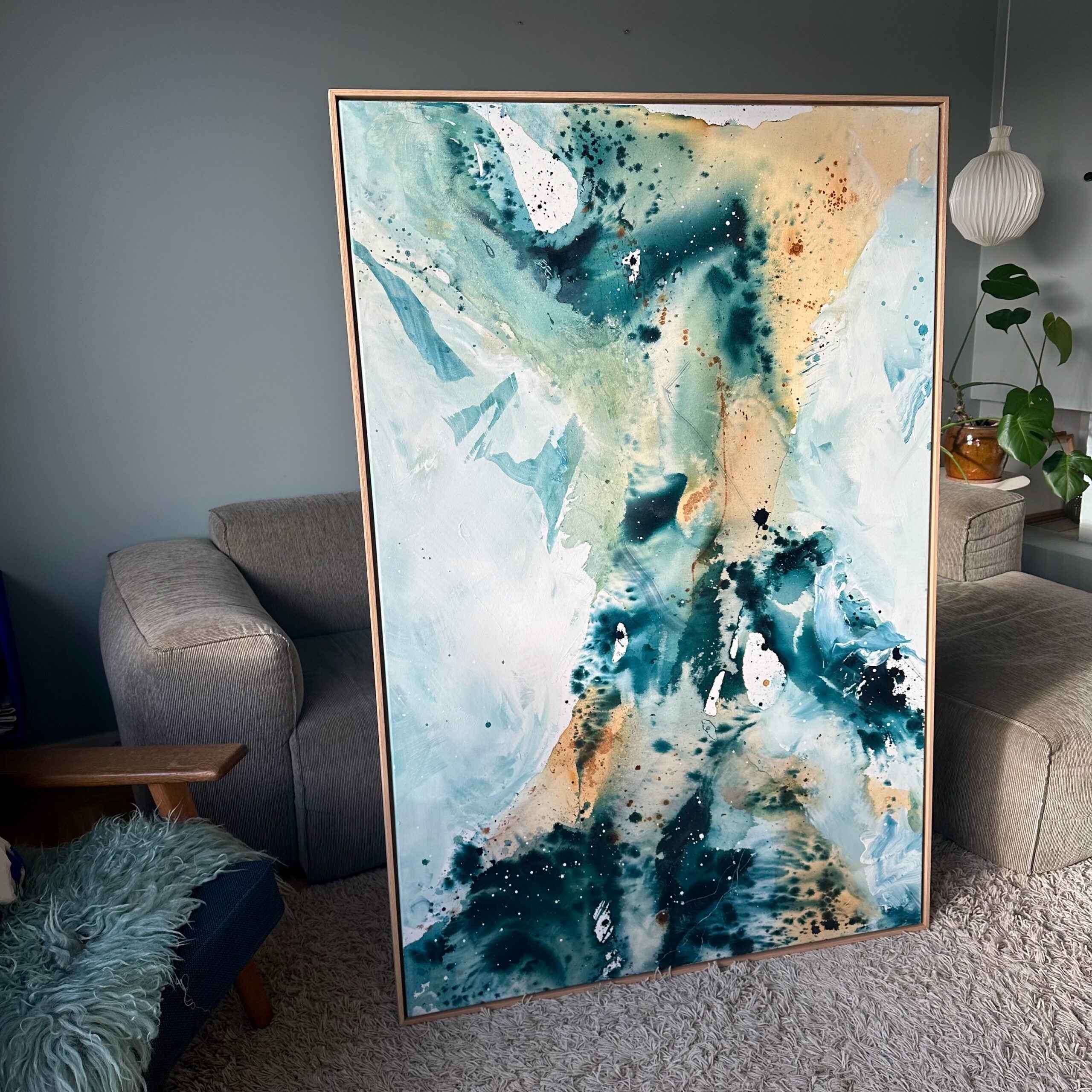 Soft #8 - 100x150 cm - i ramme