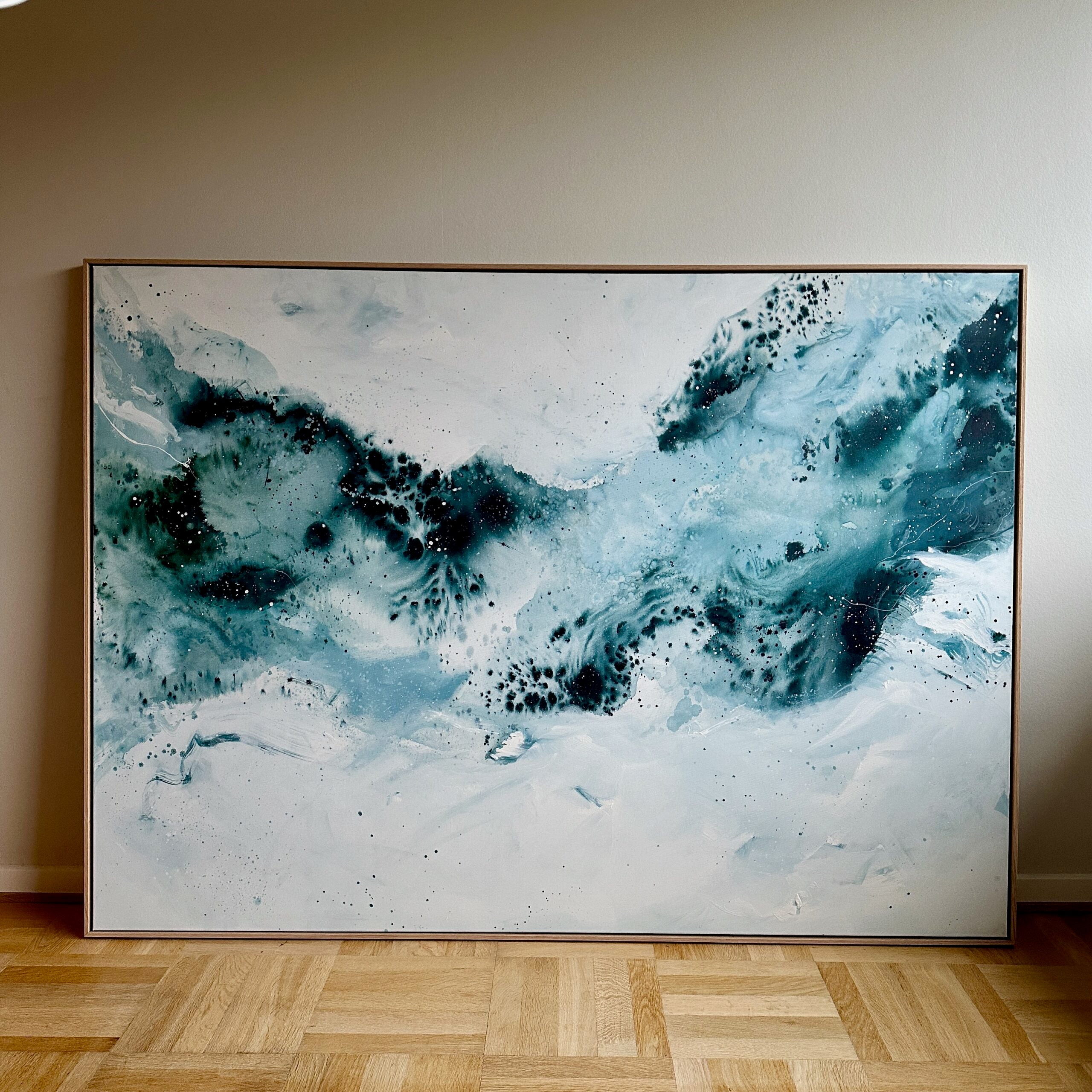 Soft #5 - 130x180 cm - i egetræsramme