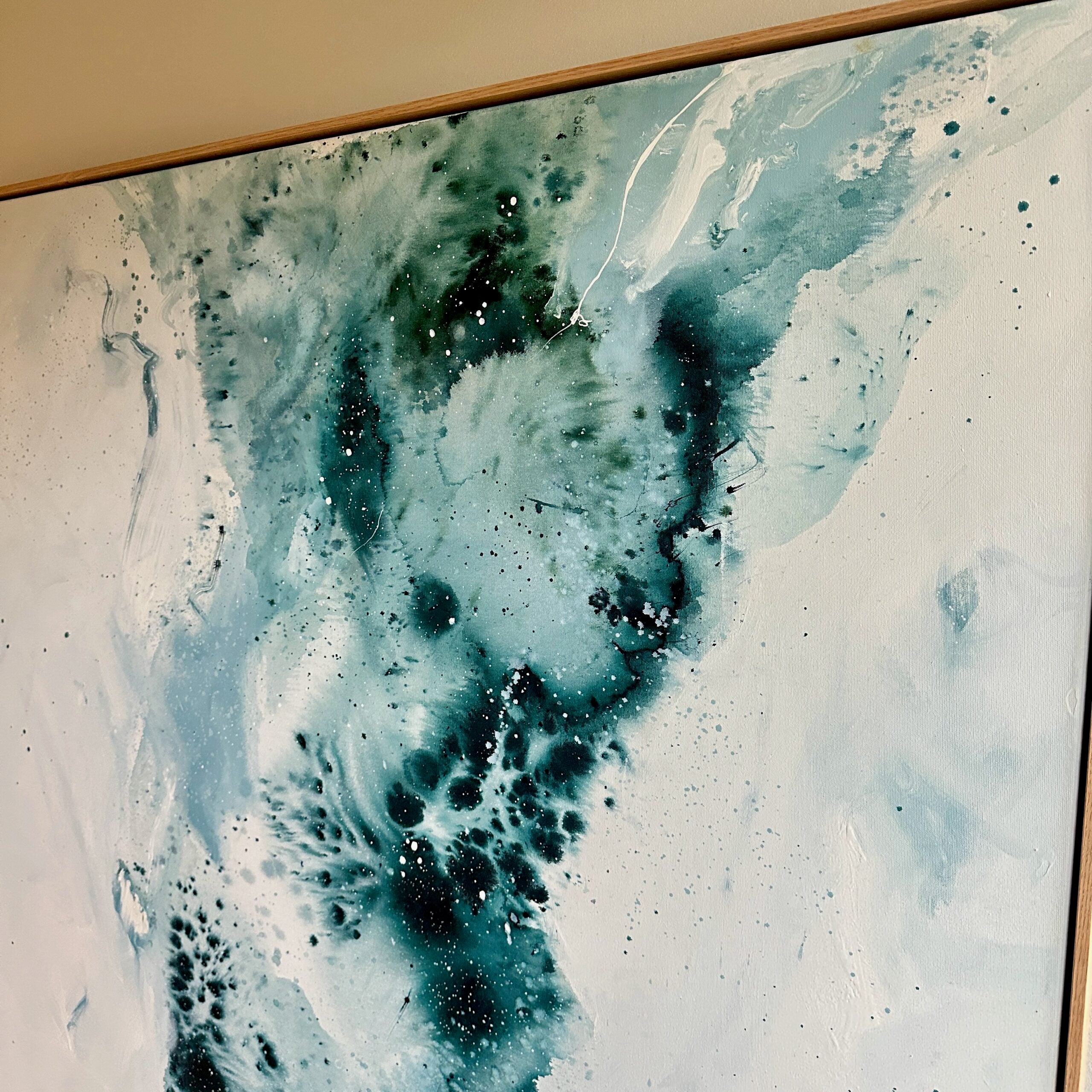Soft #5 - 130x180 cm - i egetræsramme