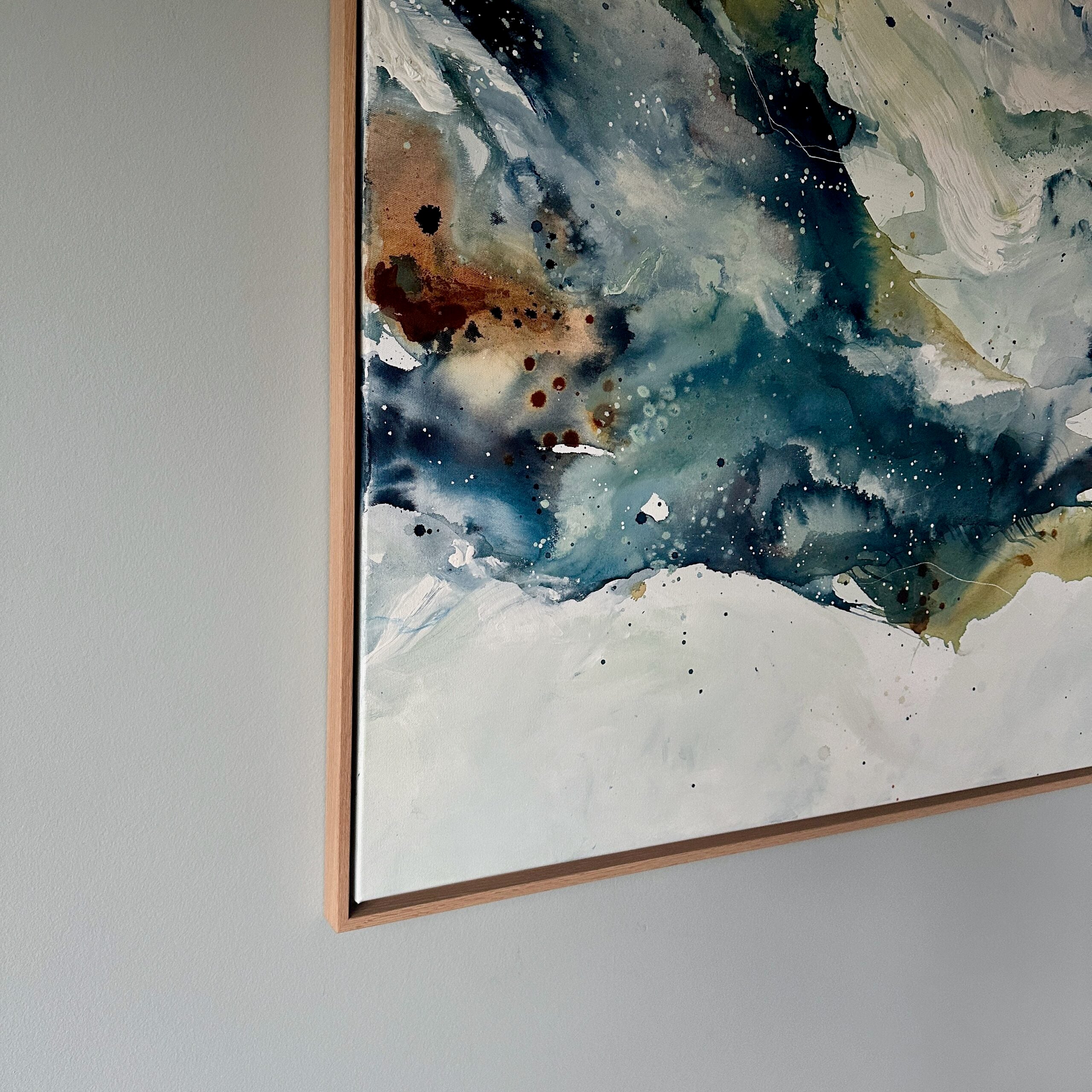 Soft #3 - 90x150 cm - i egetræsramme